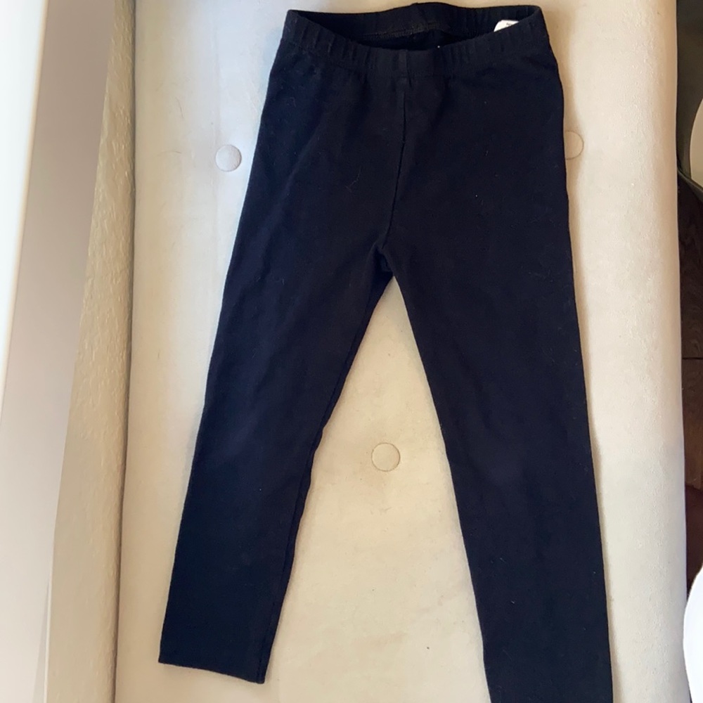 3T girls black leggings